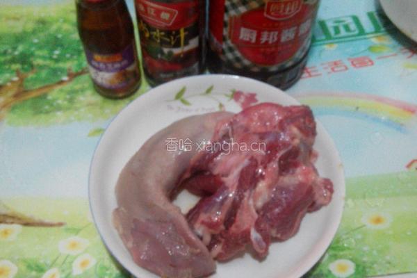 卤猪舌的做法图解1