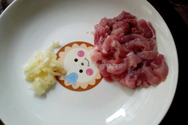 青瓜炒肉的做法图解2