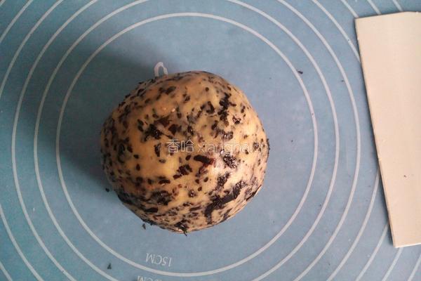 黑芝麻紫菜饼干的做法图解6