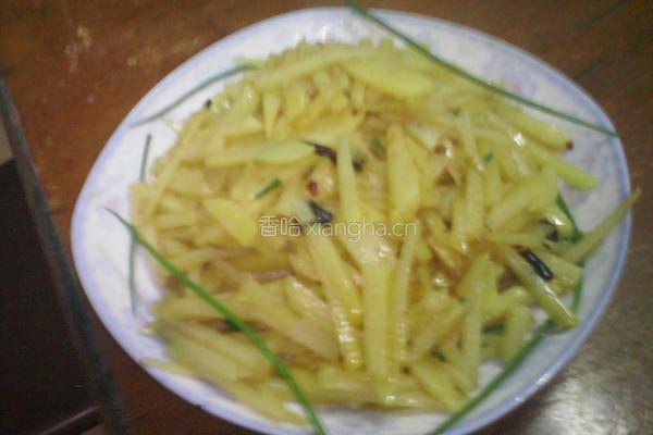 香辣士豆丝的做法图解4