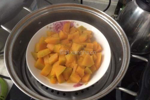巧克力馅南瓜饼的做法图解1