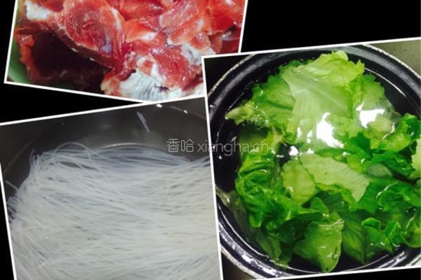 麻辣牛肉粉丝的做法图解1