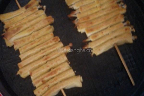 豆皮卷金针菇的做法图解6