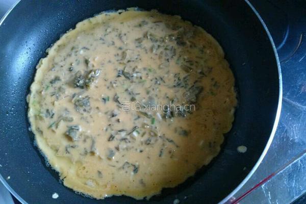 酸菜饼的做法图解3