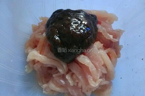 沙茶瘦肉丝的做法图解2