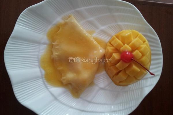 芒果班戟的做法图解4