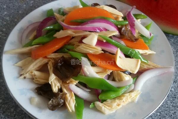 爽口凉拌腐竹的做法图解11