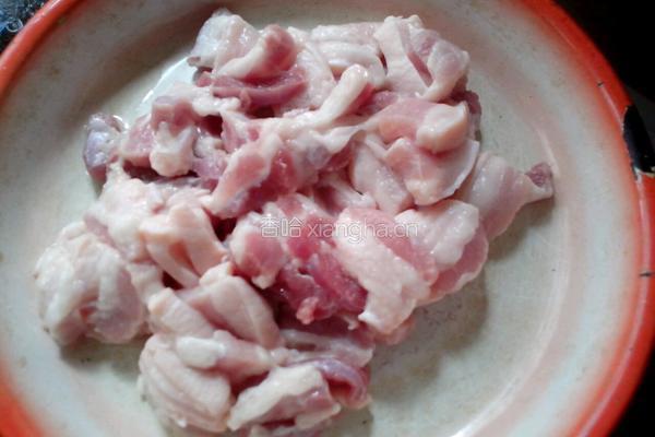 西芹炒肉的做法图解3