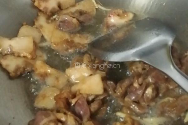锅巴木耳肉片的做法图解6