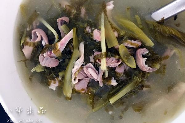 猪肚酸菜汤的做法图解5