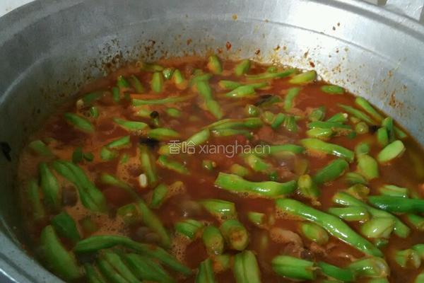 豆角焖面的做法图解5