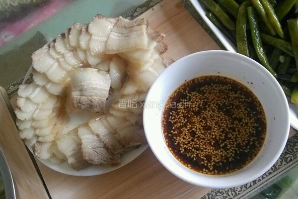 沾水五花肉的做法图解4
