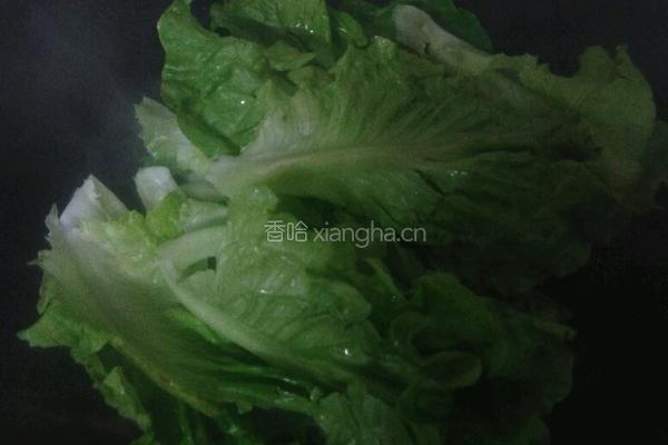 蚝鲍生菜的做法图解4