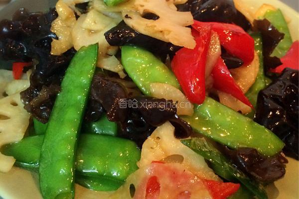 素菜小炒的做法图解8