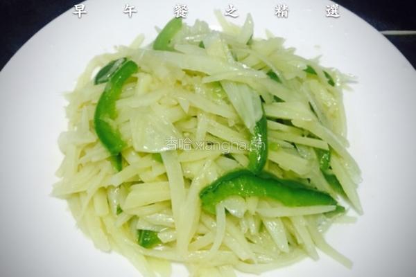 青椒土豆丝的做法图解5