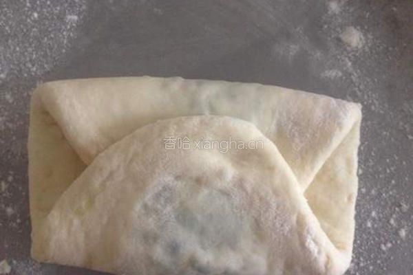 葱香发面饼的做法图解5