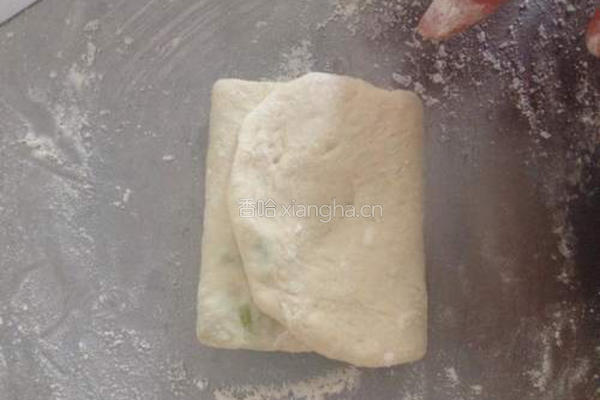 葱香发面饼的做法图解6