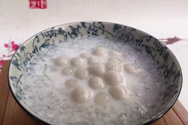【圆子牛奶燕窝】的做法图解4
