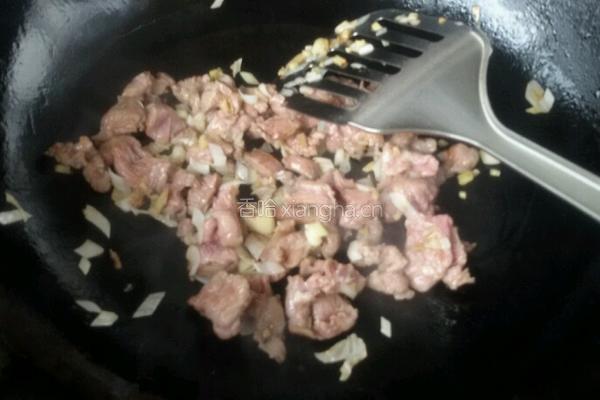 肉片炒茄子的做法图解6