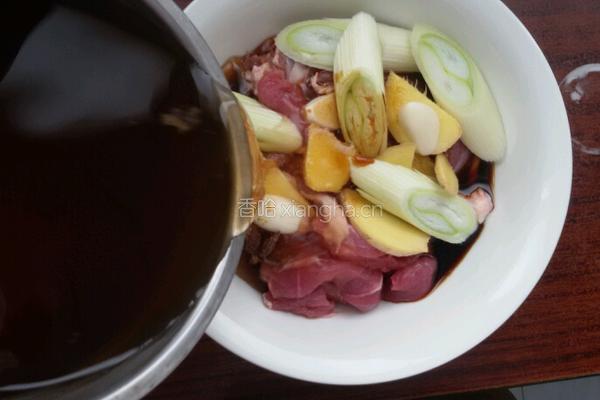 羊肉片氽冬瓜的做法图解3