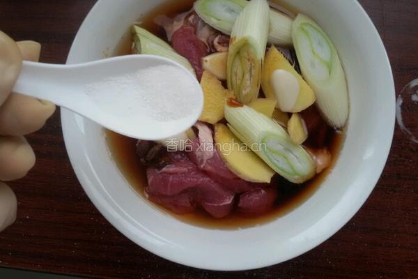 羊肉片氽冬瓜的做法图解4