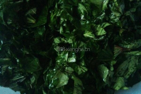 红薯叶(馍)的做法图解1