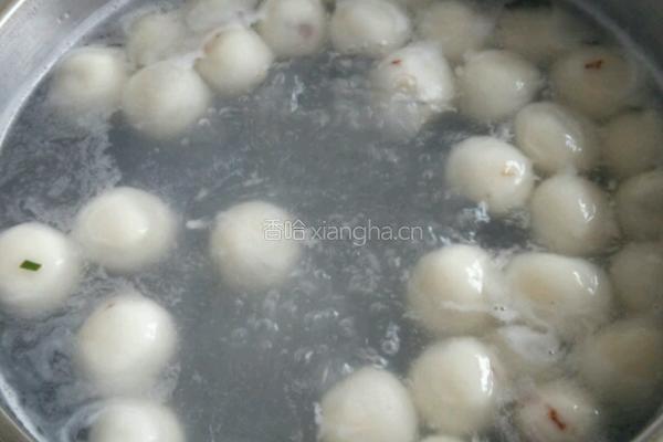 豆沙汤圆的做法图解3