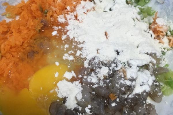 鲜虾仁饼的做法图解5