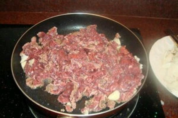 小炒黄牛肉的做法图解2