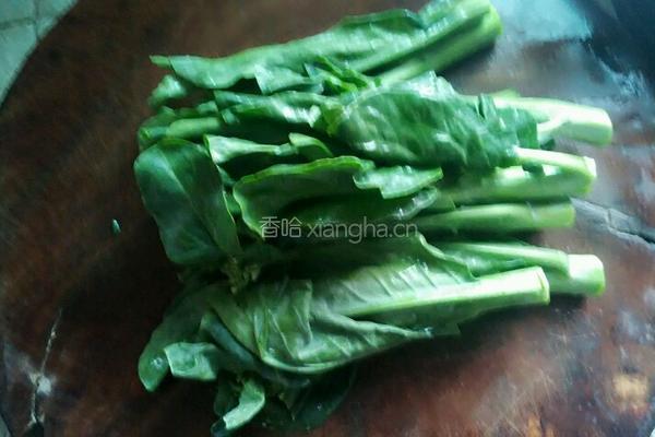 剩饭青菜粥的做法图解1