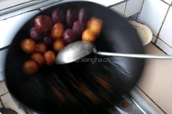 拔丝双色球的做法图解8