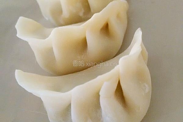 水晶萝卜肉馅煎饺的做法图解6