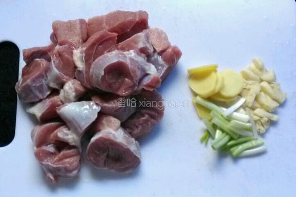 酱烧腿芯肉的做法图解1