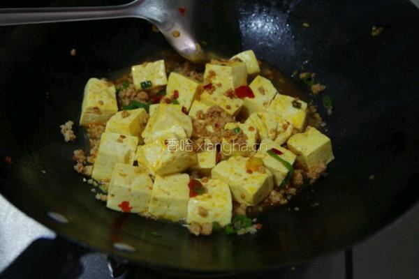 肉末烧豆腐的做法图解6