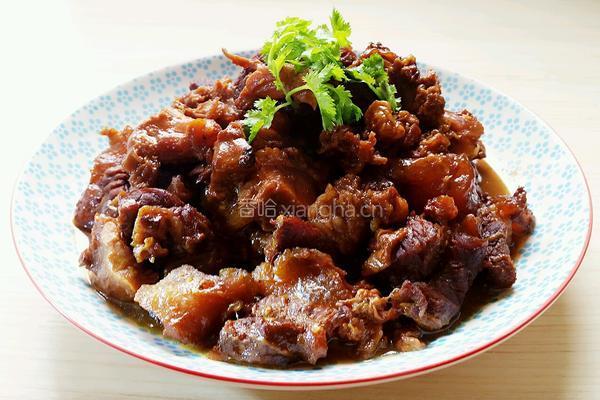 酱炖牛筋肉的做法图解13