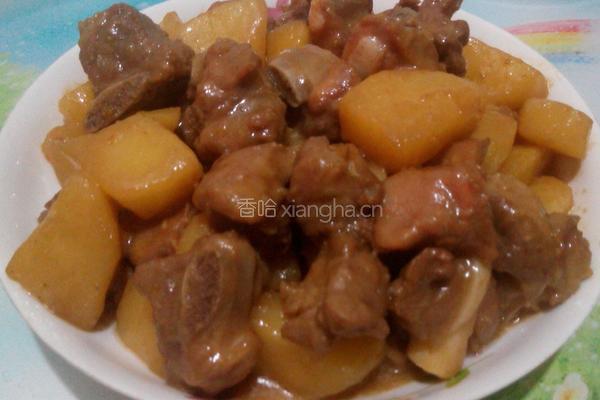 土豆烧排骨的做法图解7