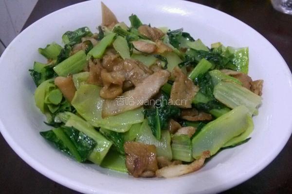 粉皮莴笋白味回锅肉 的做法图解6