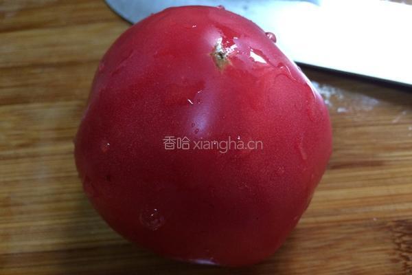番茄蛋汤的做法图解1