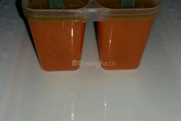 胡萝卜汁脆脆冰的做法图解7