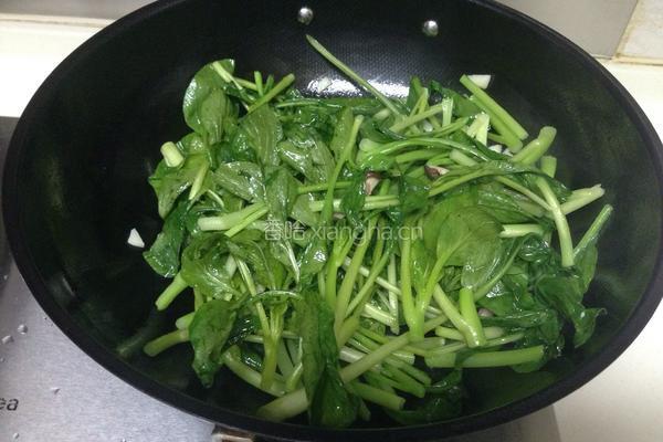 香菇广心菜的做法图解5