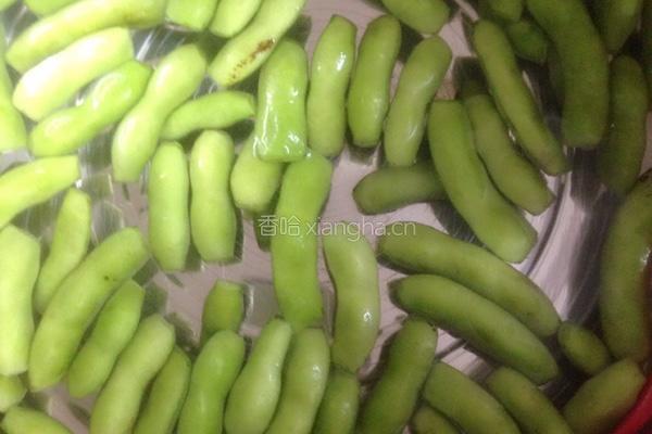 盐水毛豆的做法图解3