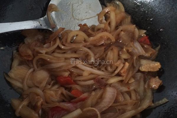 洋葱炒肉片的做法图解5