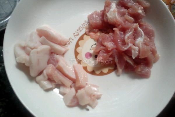 土豆炒猪肉的做法图解3