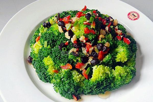 豆豉西兰花的做法图解6