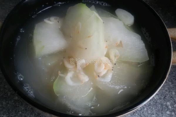 虾皮冬瓜汤的做法图解4