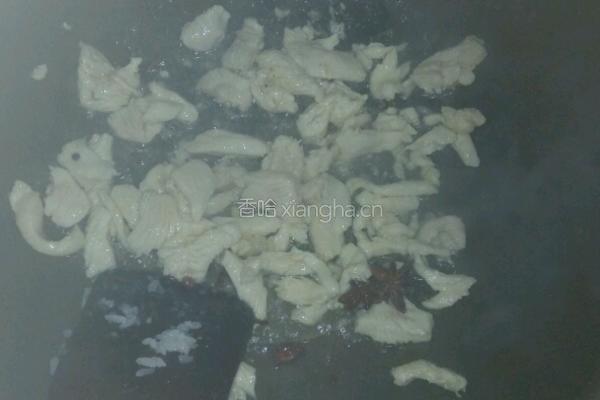 毛豆炒里脊肉的做法图解2