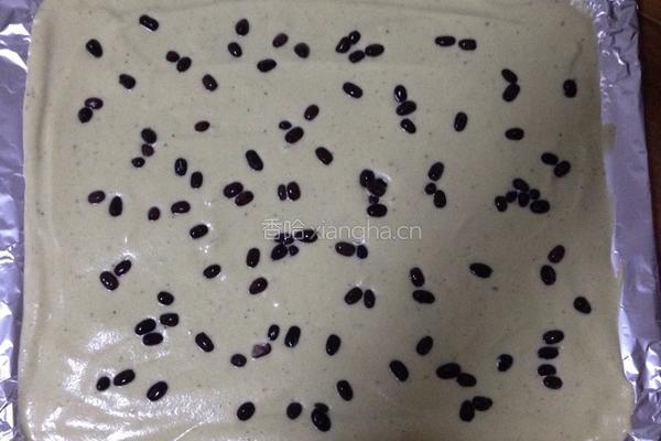 抹茶红豆奶油夹心蛋糕卷的做法图解19