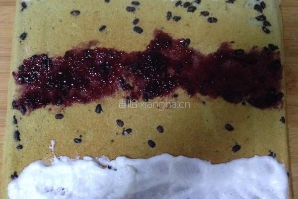 抹茶红豆奶油夹心蛋糕卷的做法图解23