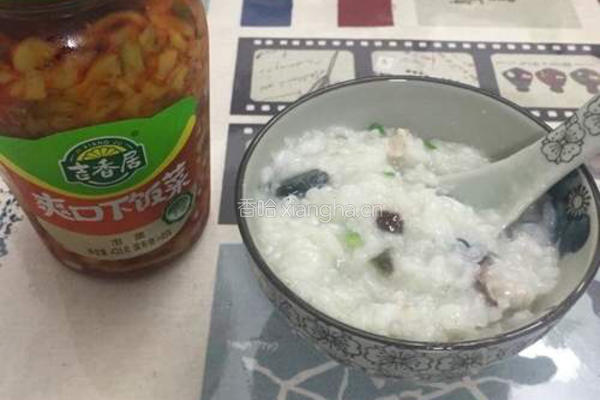 香菇皮蛋瘦肉粥的做法图解7