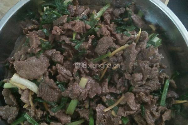 葱炒牛肉的做法图解5